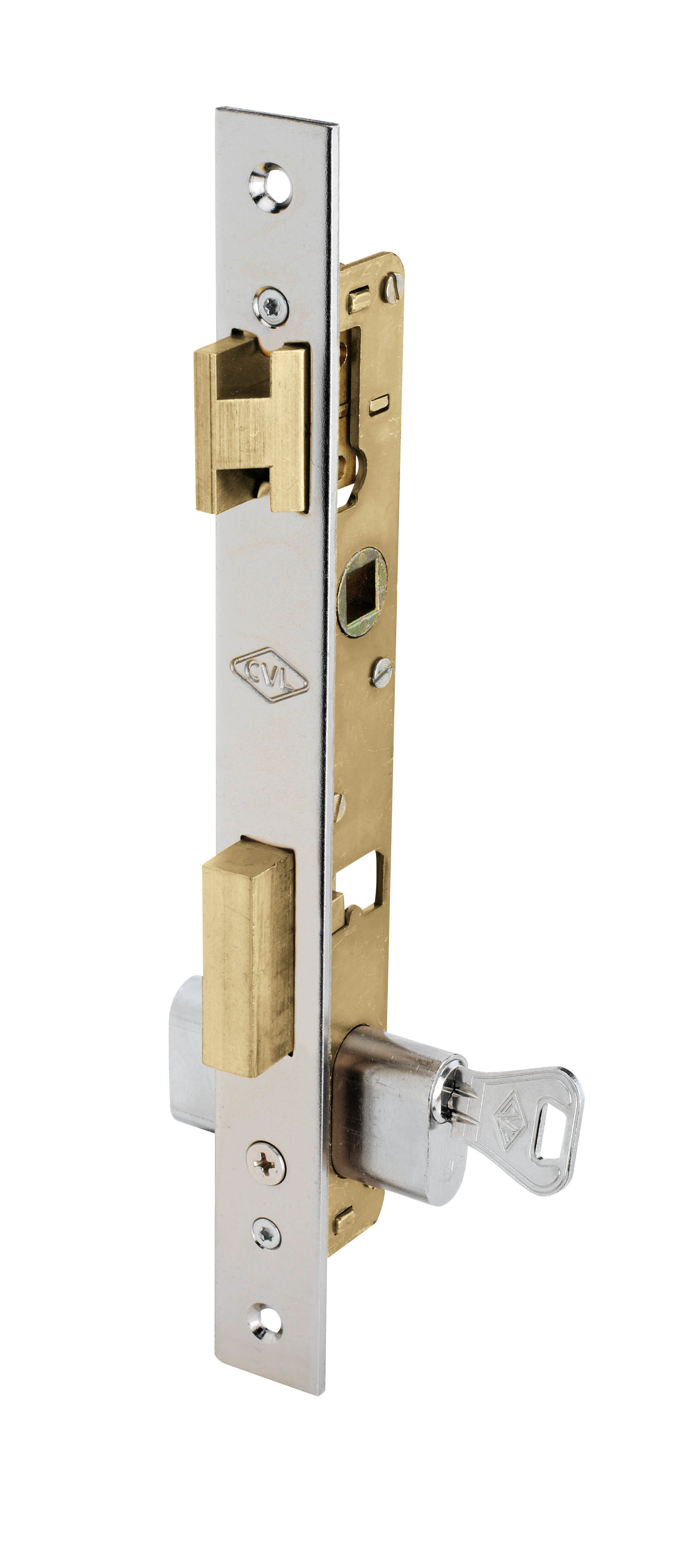 Cerradura de embutir CVL 1963 con cilindro ovalado
