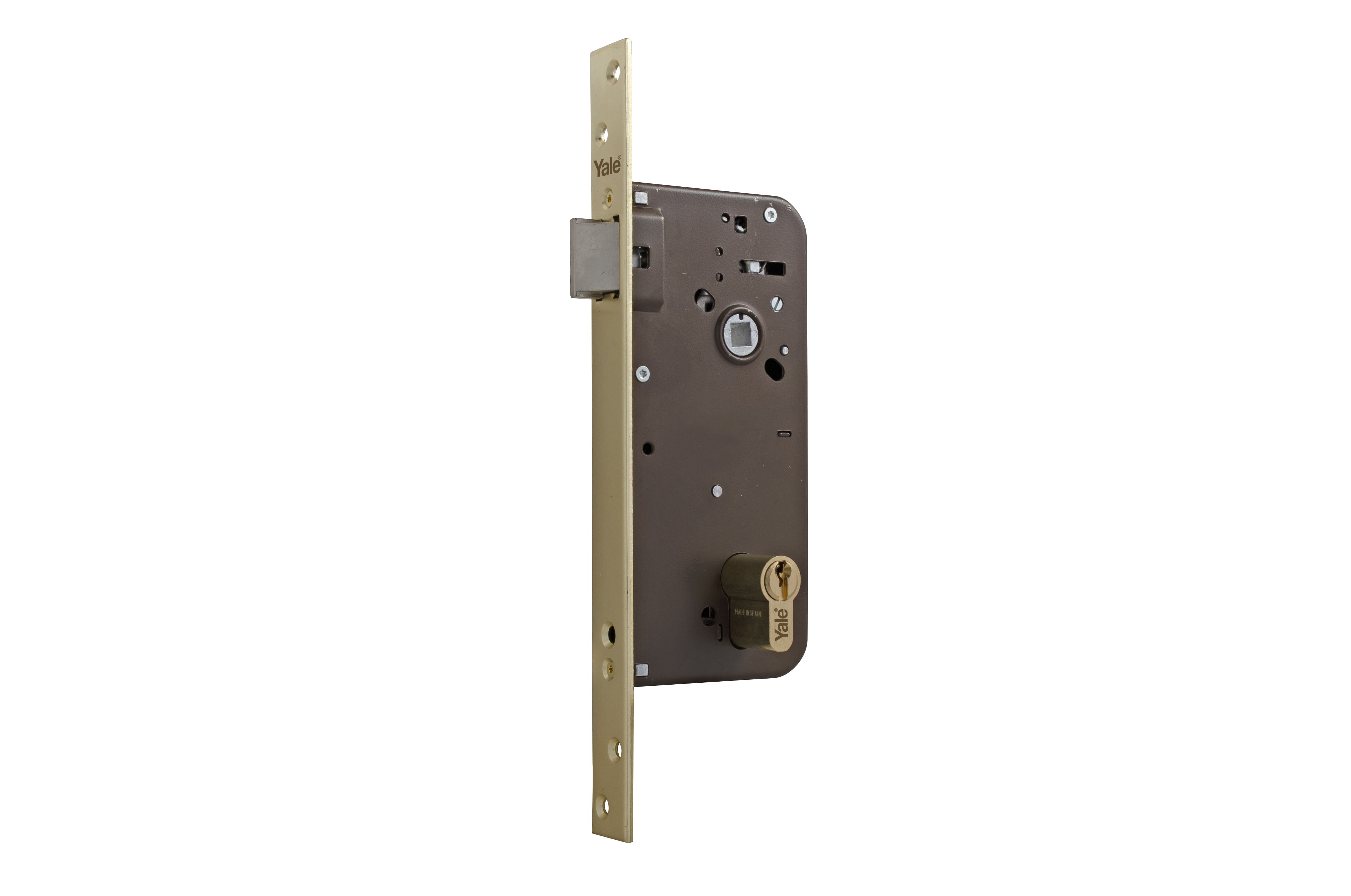 Cerradura de embutir Yale 805E en latón