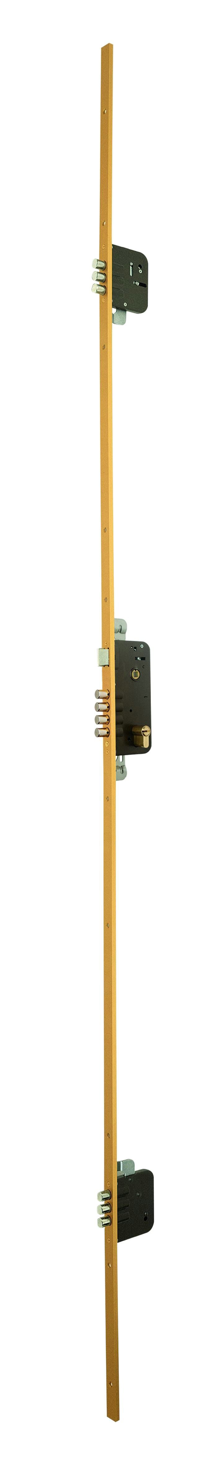 Cerradura multipunto Yale 8922 BS en acabado latón