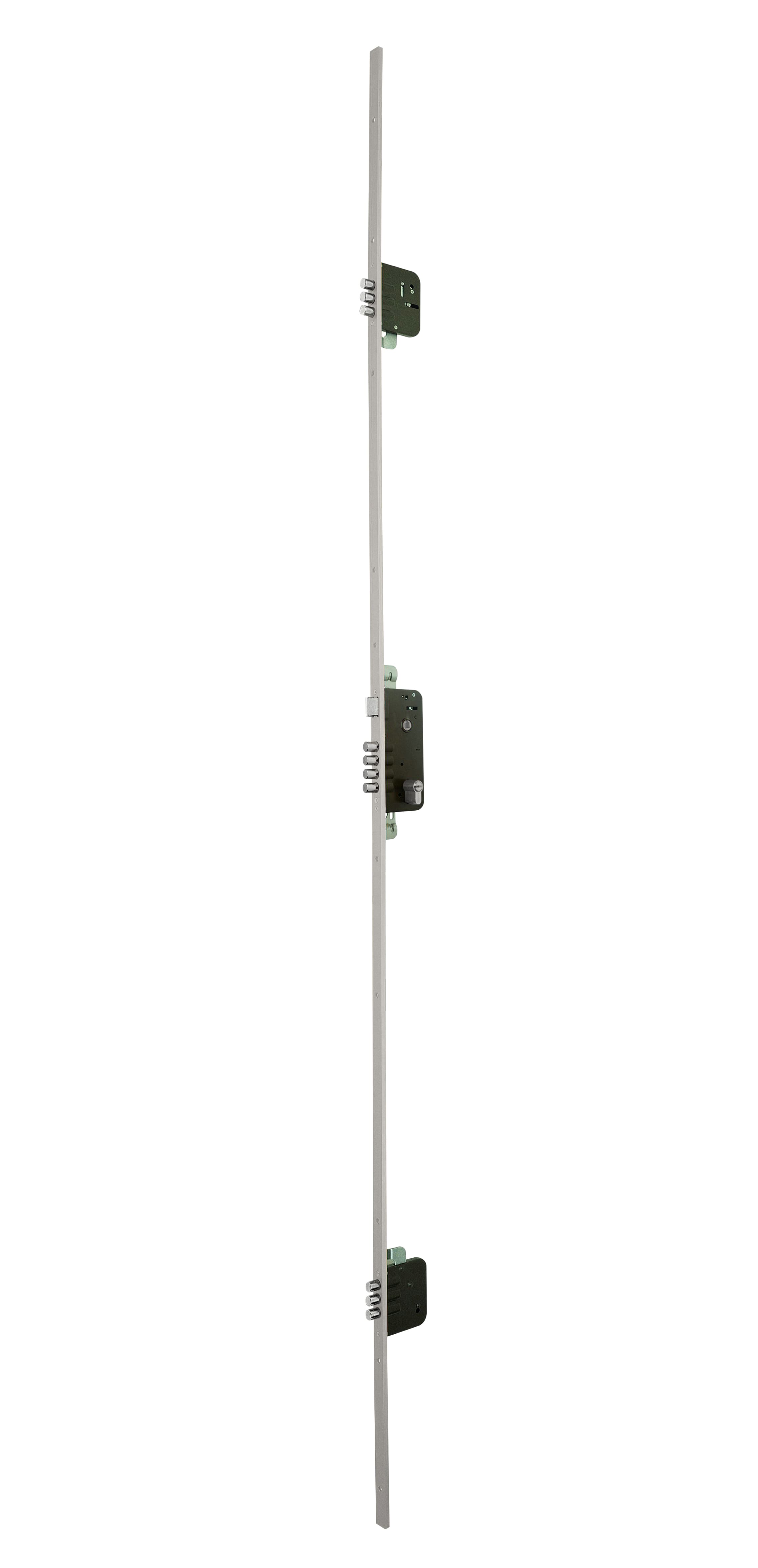 Cerradura multipunto Yale 8922 BS en acabado níquel