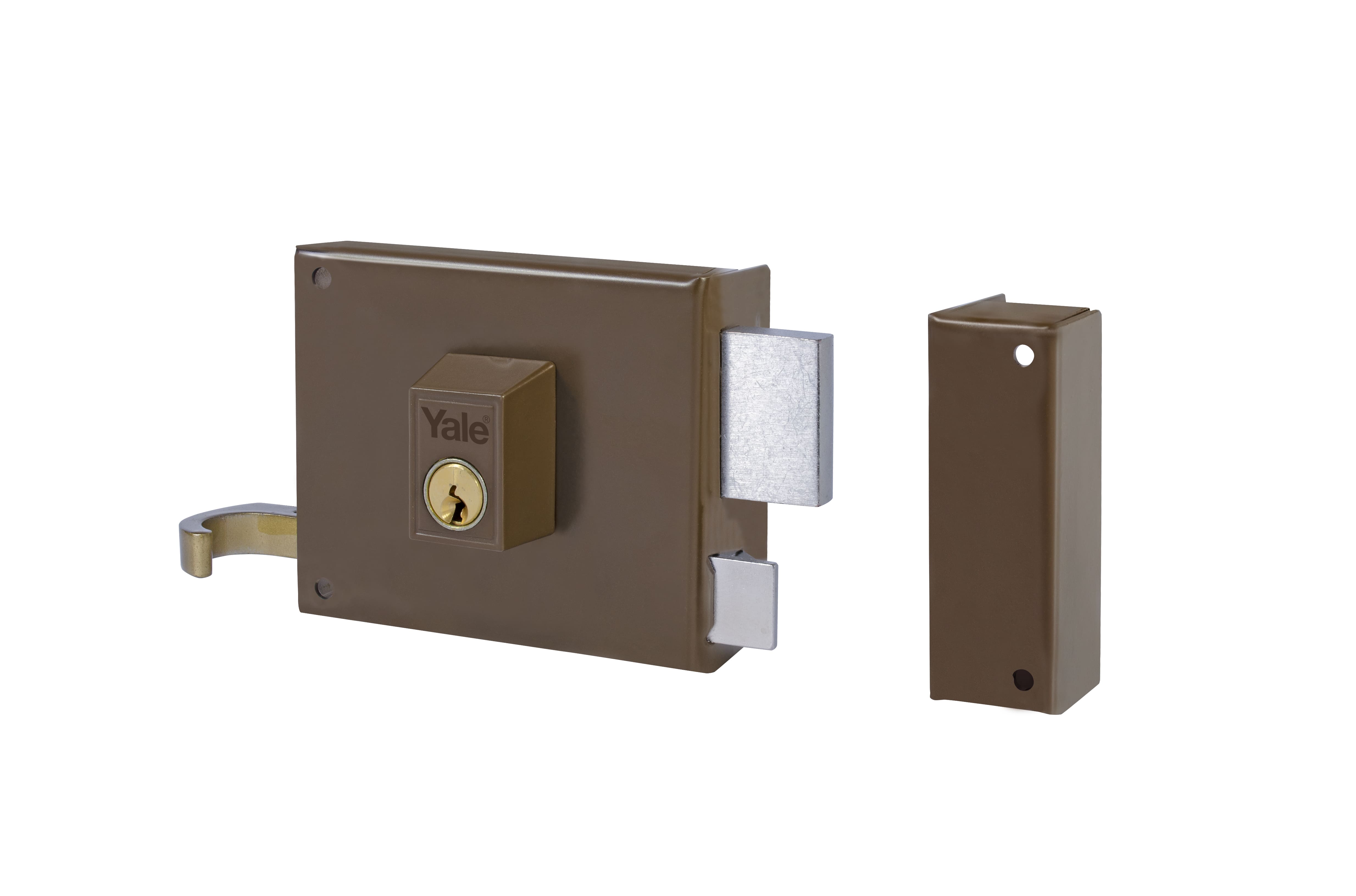 Cerradura de sobreponer Yale 125 pintada