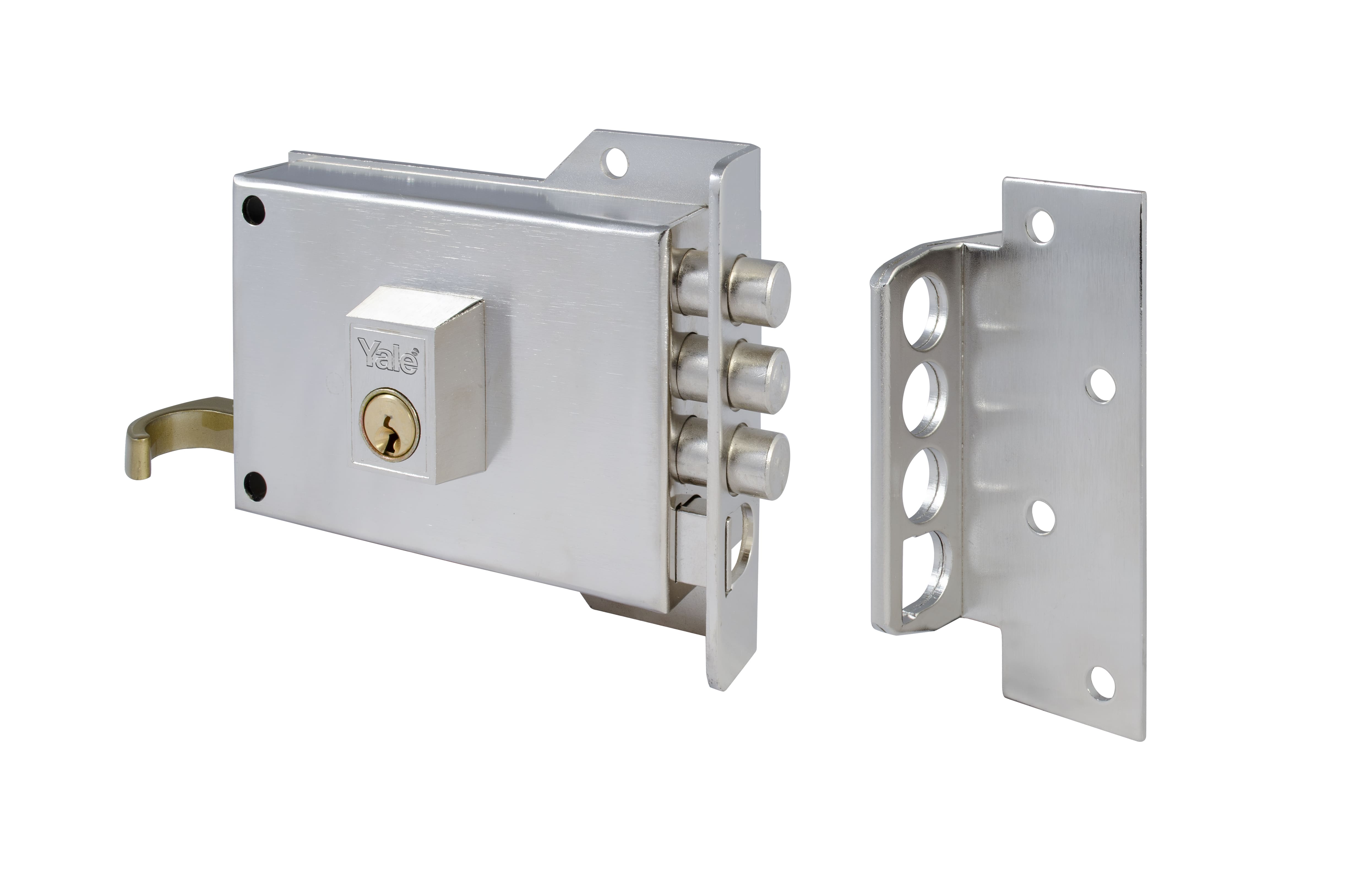 Cerradura de sobreponer antipalanca Yale 7